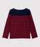 Marinière iconique en coton Femme bleu SMOKING/rouge TERKUIT